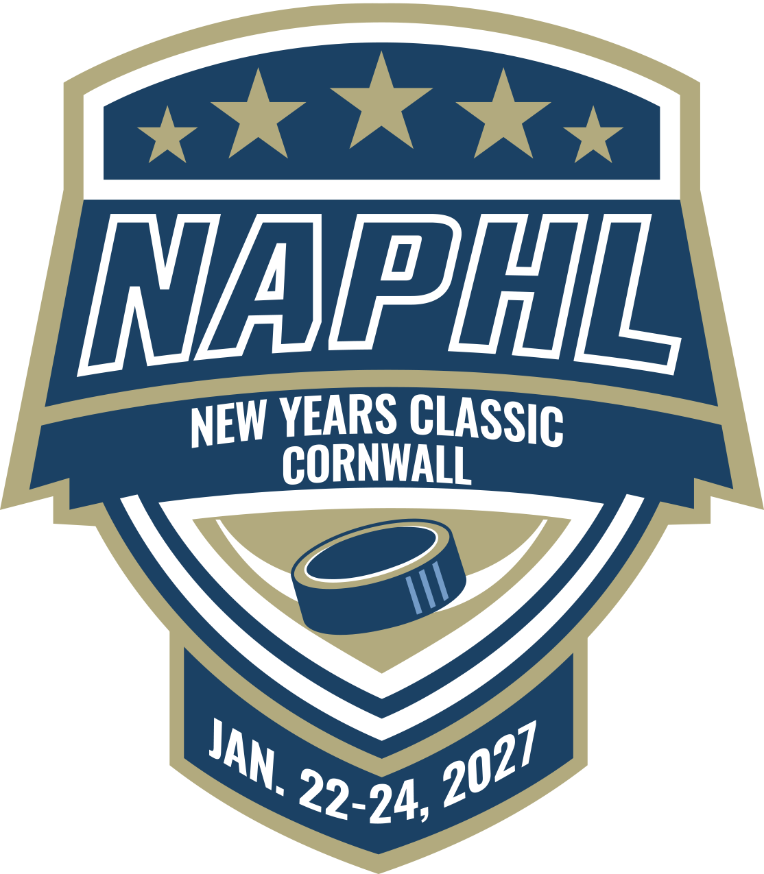 Official NAPHL New Year’s Classic logo in Cornwall