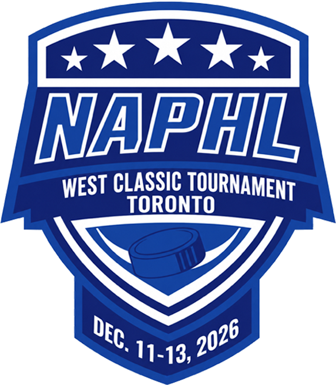 Official NAPHL West Classic Tournament logo in Toronto